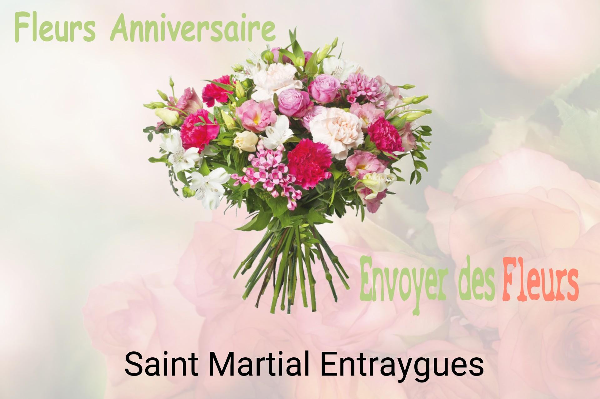 Bouquet de fleurs d’anniversaire livré à Saint-Martial-Entraygues